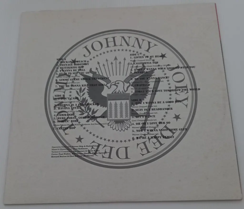 Ramones, Live, January 7, 1978 At The Palladium, NYC (Double album) Image 1++